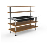 Steelite MGCMLC01BSXF Mogogo Buffet Solutions Modular Back Bar Station 3-tier