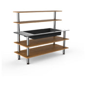 Steelite MGCMLC01BSXF Mogogo Buffet Solutions Modular Back Bar Station 3-tier