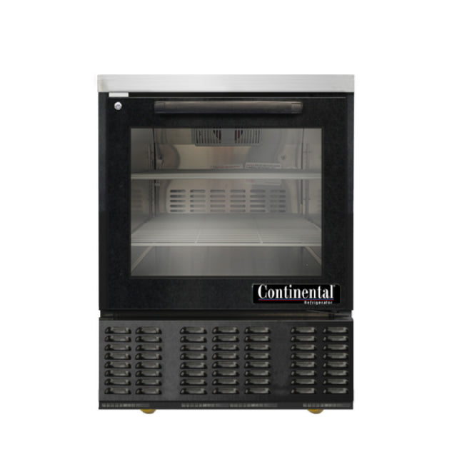 Continental Refrigerator UCF24NGD-B Undercounter Freezer 24"W 4.1 Cu. Ft. Capacity