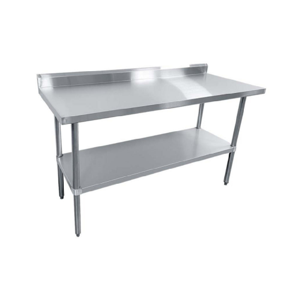 Sapphire Manufacturing SMTEB-3072G Worktable 72"W X 30"D X 35"H 18/430 Stainless Steel Top Shelf