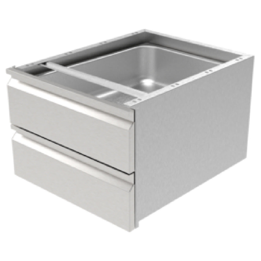 GSW USA DA-2H2020 Double Hanging Drawer For Work Table 23"W X 24-7/8"D X 13-3/4"H