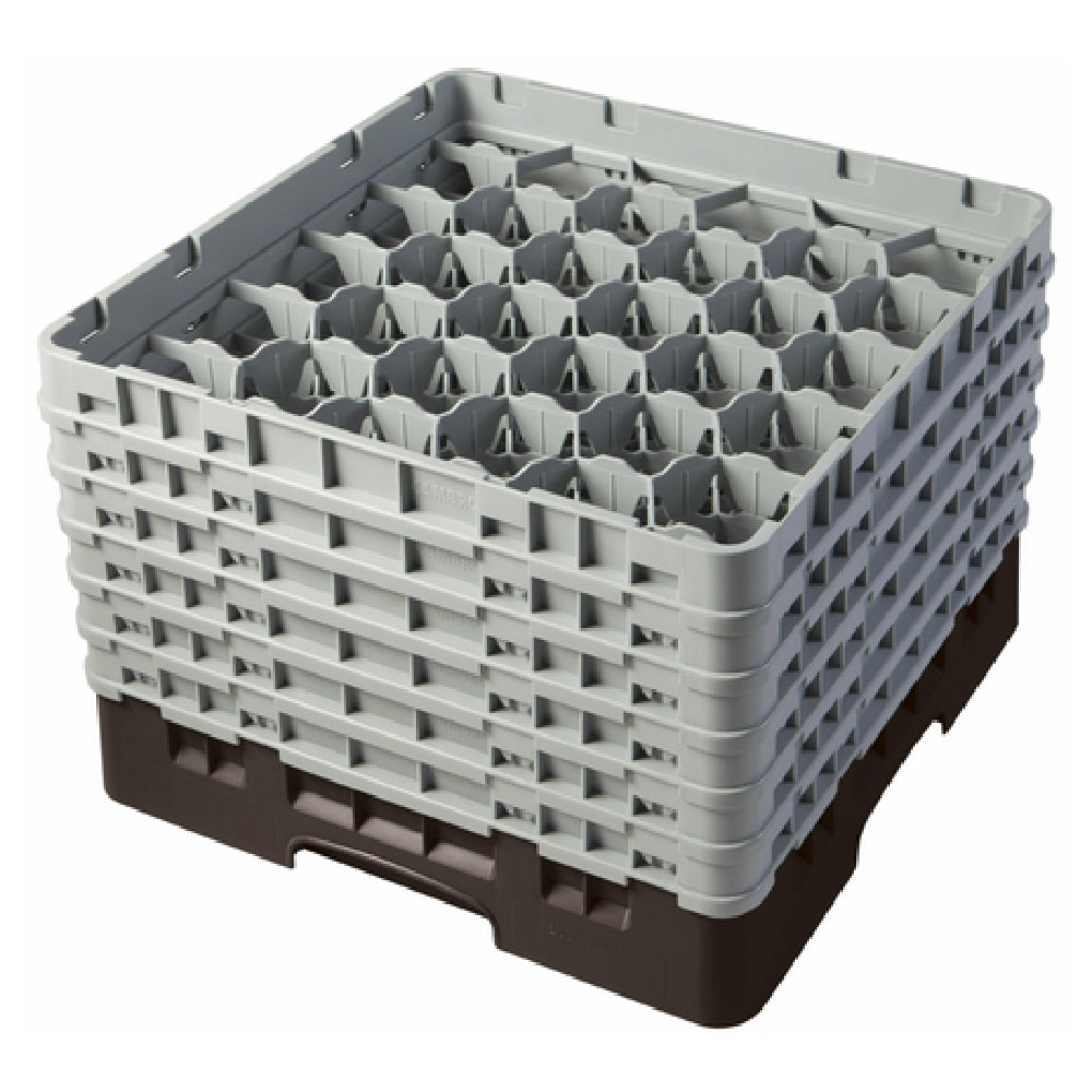 Cambro 30S1114167 Camrack® Glass Rack With (6) Soft Gray Extenders Full Size