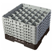 Cambro 30S1114167 Camrack® Glass Rack With (6) Soft Gray Extenders Full Size