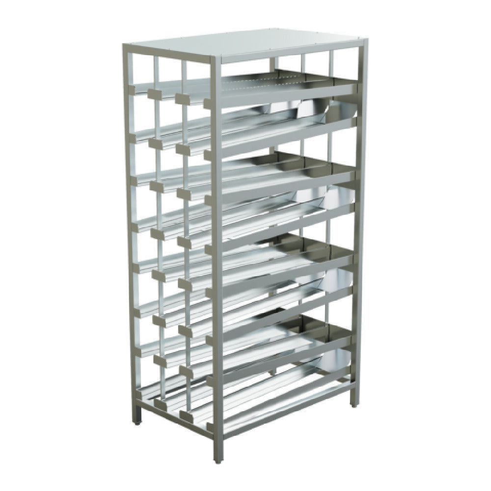 Winholt CR-156F-BUC - FIFO Can Rack, 27.2"W X 42"L X 81.2"H, Holds (156) #10 Cans & (208) #5 Cans