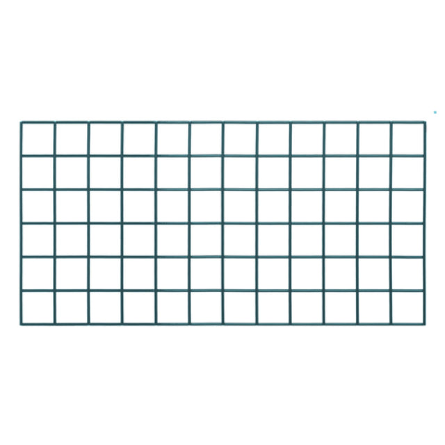 Quantum SG-1836P Store Grid Panel 36"W X 18"H Green Epoxy Antimicrobial Finish
