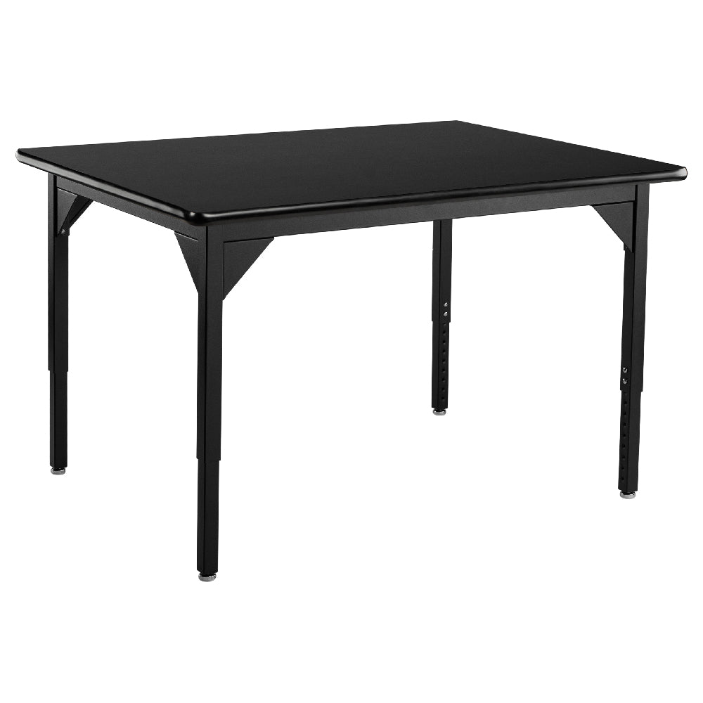 National Public Seating HDT3-3648 NPS® Heavy Duty Steel Table 36" X 48" 16-gauge Channel Frame