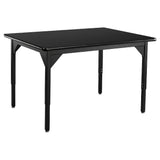 National Public Seating HDT3-3648 NPS® Heavy Duty Steel Table 36" X 48" 16-gauge Channel Frame
