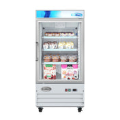 Koolmore MDF-1GD-9C-WH Merchandiser Freezer Reach-in Display One-section
