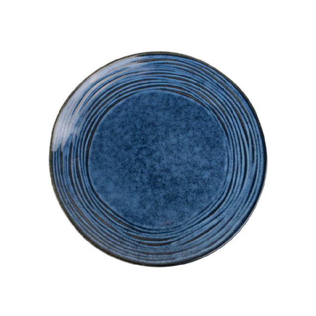 CAC China NEP-16 Neptune Plate 10 1/2" Starry Night Blue/black (sold By Case)