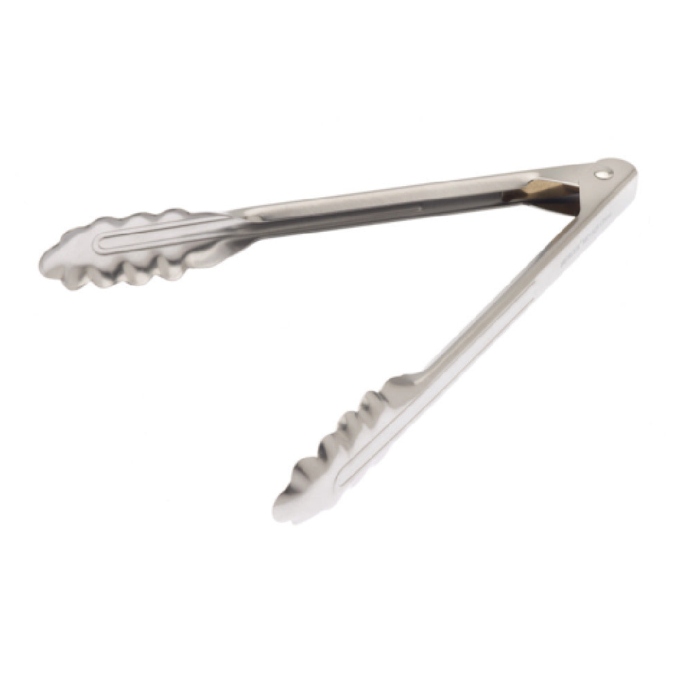 Mercer Culinary M21509 9.5" Utility Tong Scalloped End 18-0 Stainless Steel