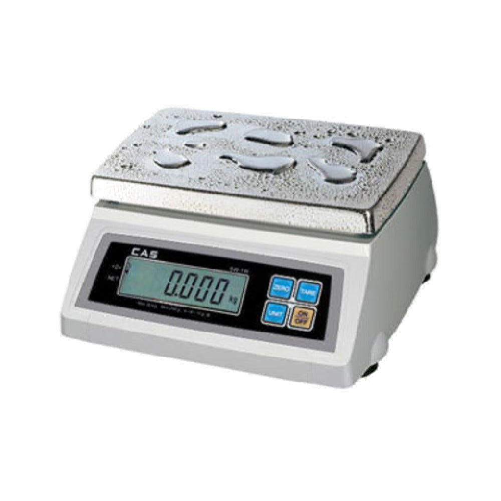 Penn Scale SW-20W Washdown Portion Control Digital Scale 20 Lb. Capacity 9-3/4" X 7-3/4" Stainless Steel Platter