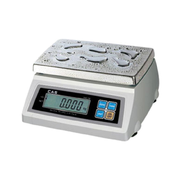 Penn Scale SW-20W Washdown Portion Control Digital Scale 20 Lb. Capacity 9-3/4" X 7-3/4" Stainless Steel Platter