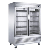 Dukers Appliance Co. USA Ltd. D55R-GS2 Refrigerator Reach-in Two-section