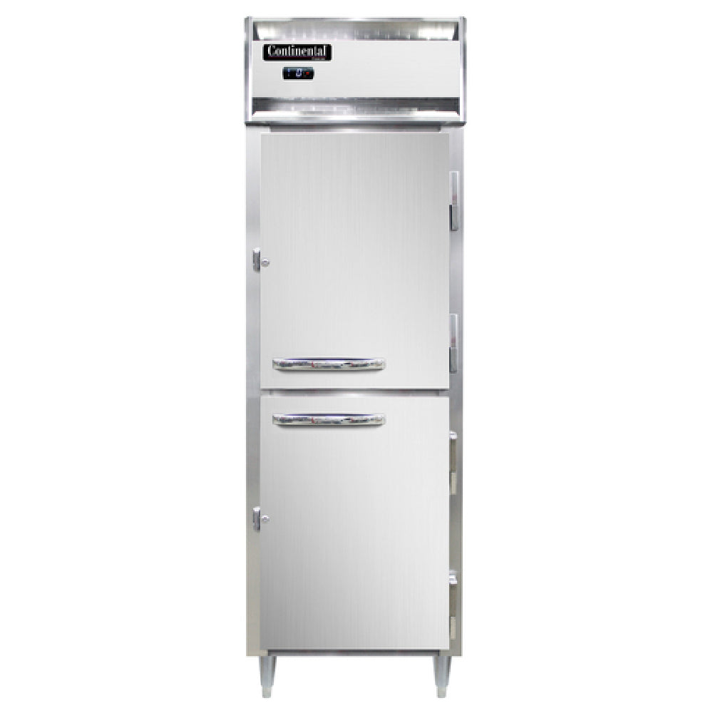 Continental Refrigerator D1FNSSHD Designer Line Freezer Reach-in One-section