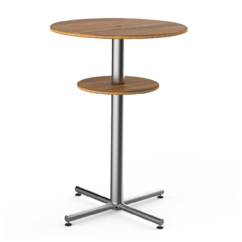 Steelite MGCPBR02BSXX - Bar Table & Shelf, 30.0" X 42.5", Polo