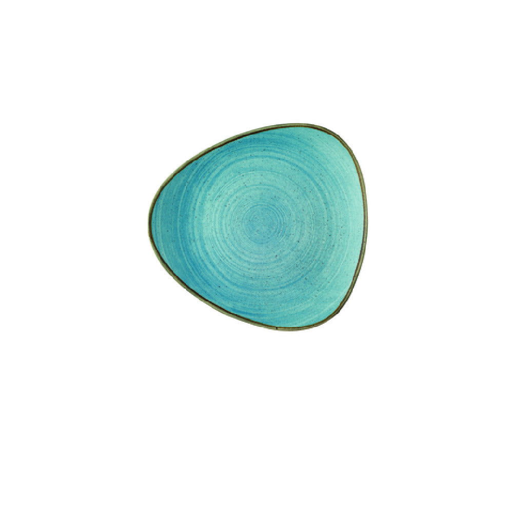 Churchill China SRBETR9 1 Plate 9" Dia. Raw Teal Lotus
