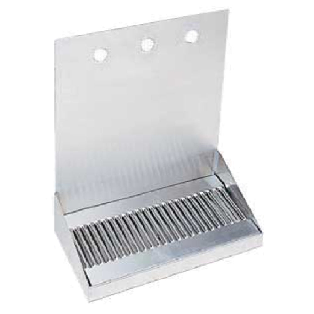 Micro Matic DP-322D-3 - Drip Tray Trough, Wall Mount, 12"W X 6-3/8"D X 14"H