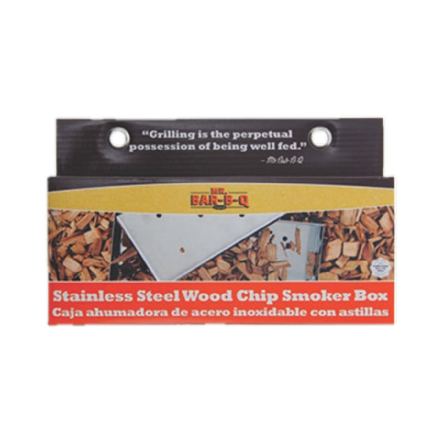 Chef Master 02109Y Mr. Bar-B-Q® Smoker Box With Lid Stainless Steel