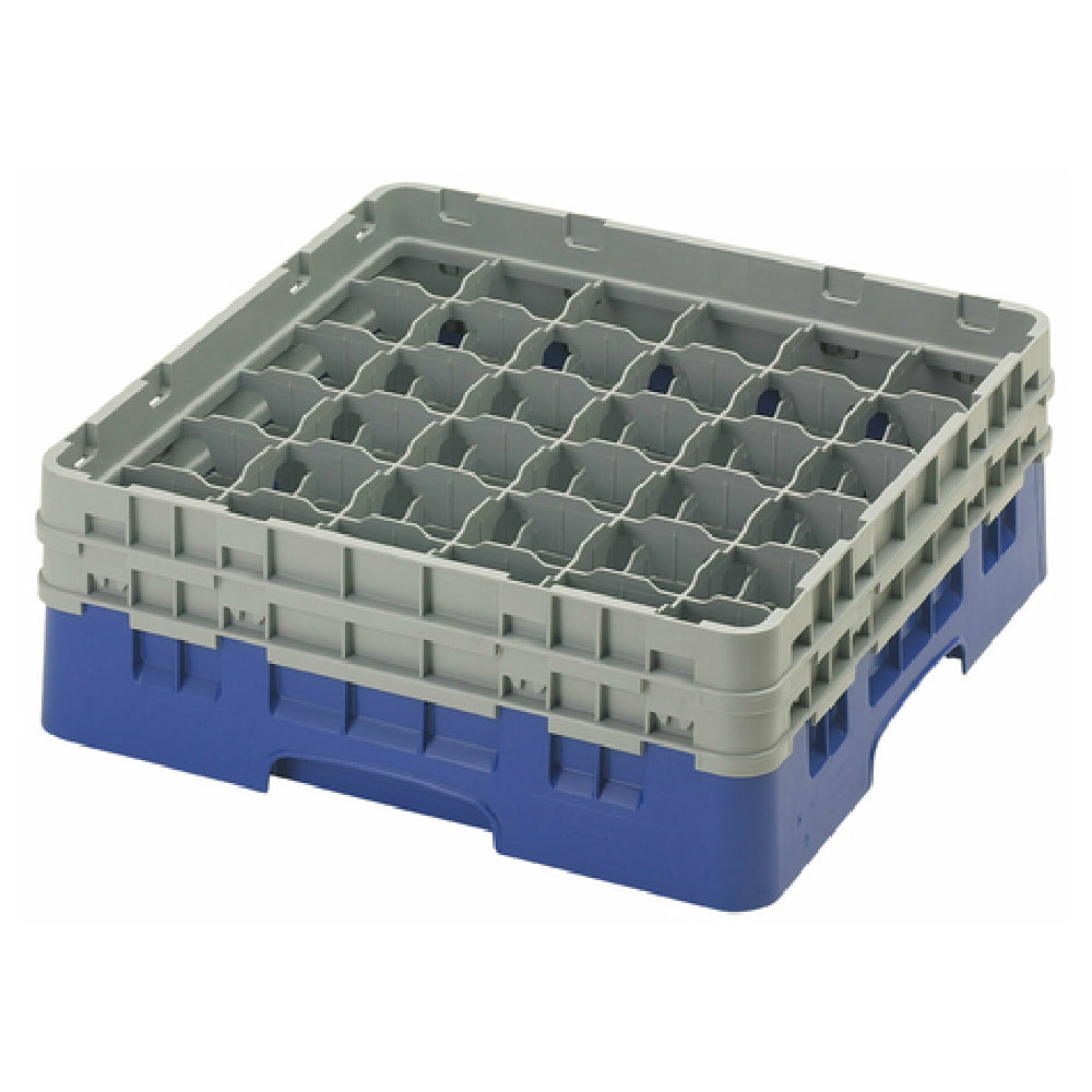 Cambro 36S434168 Camrack® Glass Rack With (2) Soft Gray Extenders Full Size