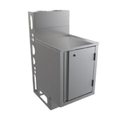 BK Resources UBC-DW-21-F18HL Top Shelf Underbar Cabinet Flat Top Die Wall