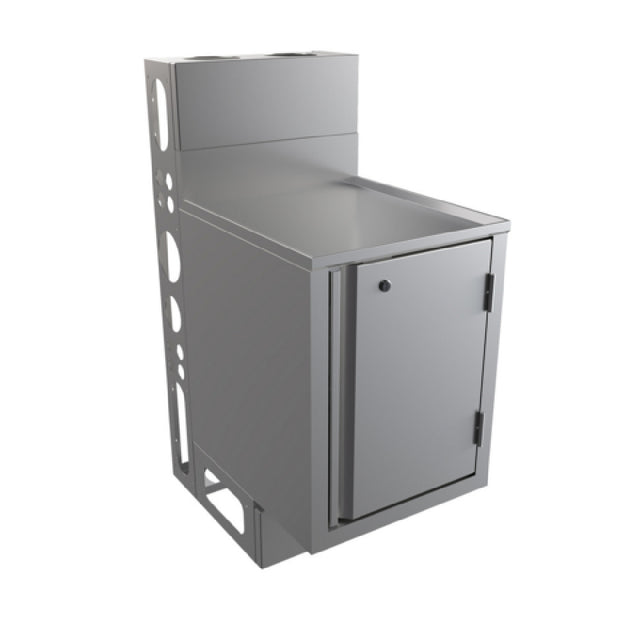 BK Resources UBC-DW-21-F18HL Top Shelf Underbar Cabinet Flat Top Die Wall