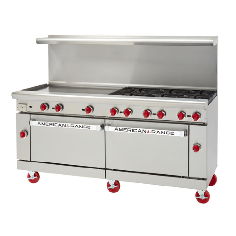 American Range AR-60G-2B_LP Restaurant Range Gas 72"