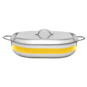 Bon Chef 71004-CF2-Y Country French X Oven Dish 7 Qt. 15" X 11" X 4"
