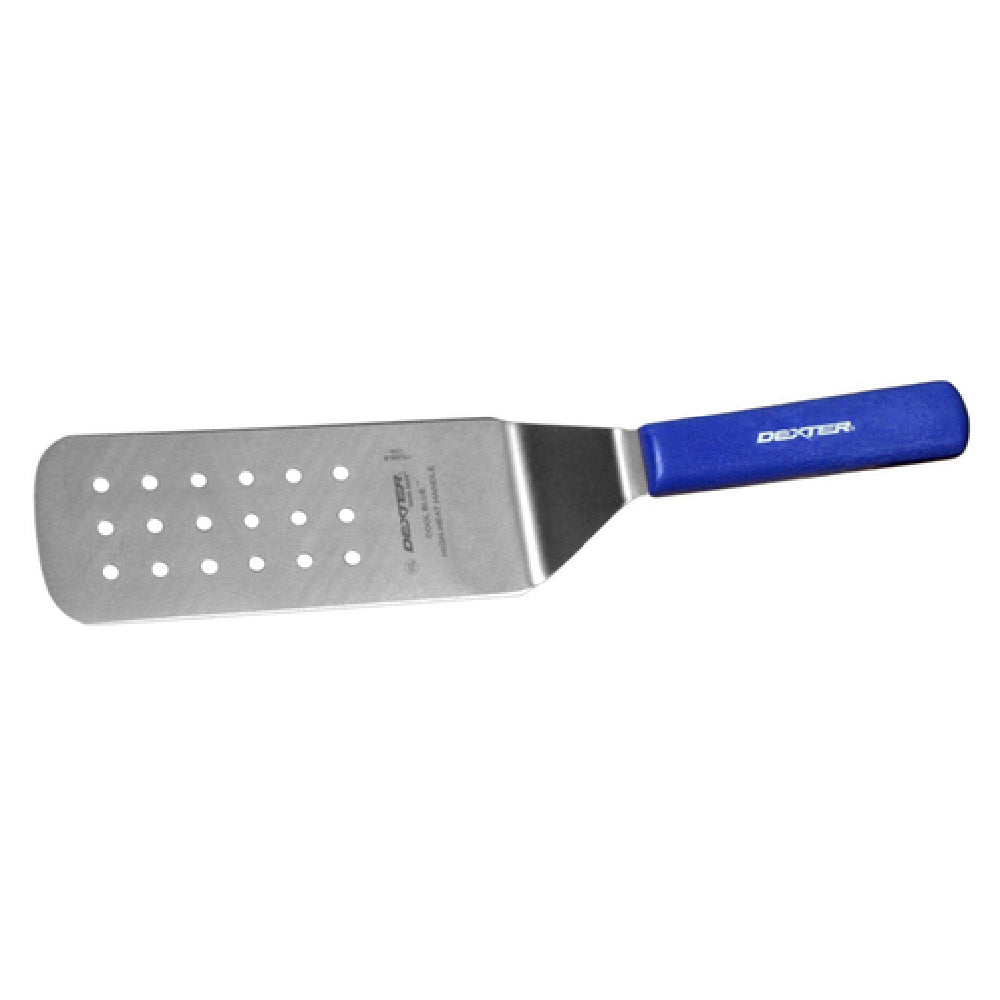 Dexter 19703H Sani-Safe® Cool Blue™ (PS286-8H-PCP) Perforated Turner 8" X 3"