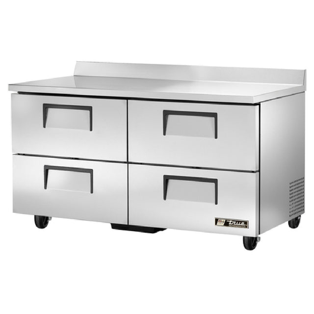 True Refrigeration TWT-60D-4-HC Work Top Refrigerator Two-section