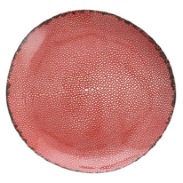Fortessa DV.MD.FF7278SRD Bubbly Red Salad Plate 7.75" (20cm) Dishwasher Safe