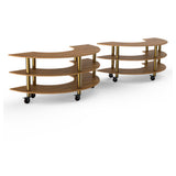 Steelite MGCMSA04BBXW Mogogo Buffet Solutions Modular W Station 3-tier 163" X 41" X 35"H