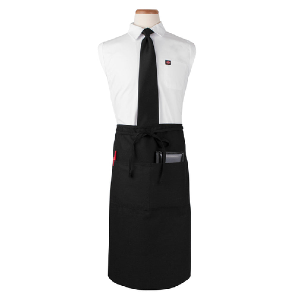 John Ritzenthaler Company CL2PWABK Chef Revival® Bistro Waist Apron 33" X 30" Long 2 Pocket