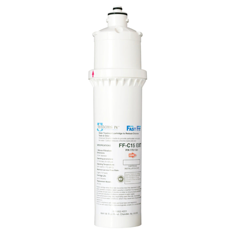Terry H2O Solutions FF-C15 EXT Systems IV® Retrofit Cartridges (1) Filter Carbon Based Filtration For ALL Everpure® Head Units