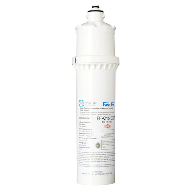 Terry H2O Solutions FF-C15 EXT Systems IV® Retrofit Cartridges (1) Filter Carbon Based Filtration For ALL Everpure® Head Units