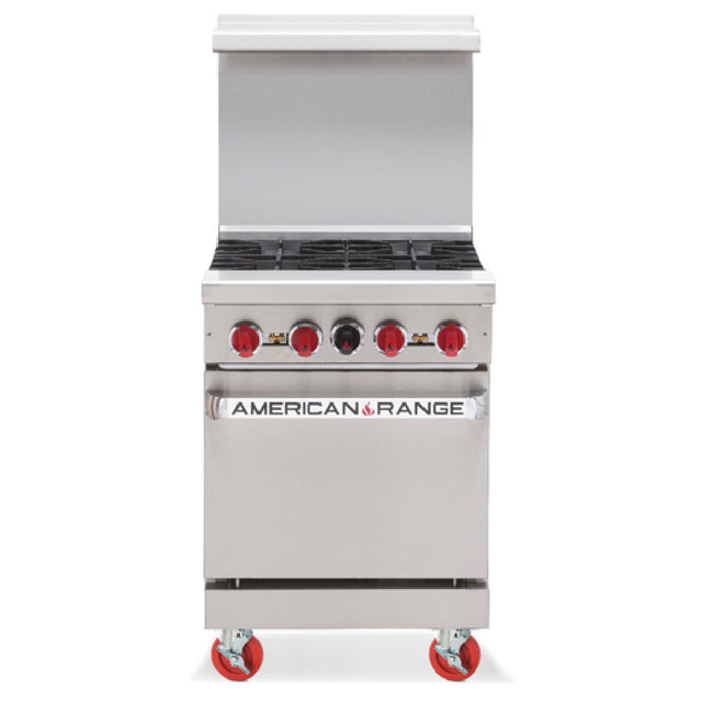 American Range AR-4-SU-SB Culinary Series Heavy Duty Restaurant Range Gas 24"
