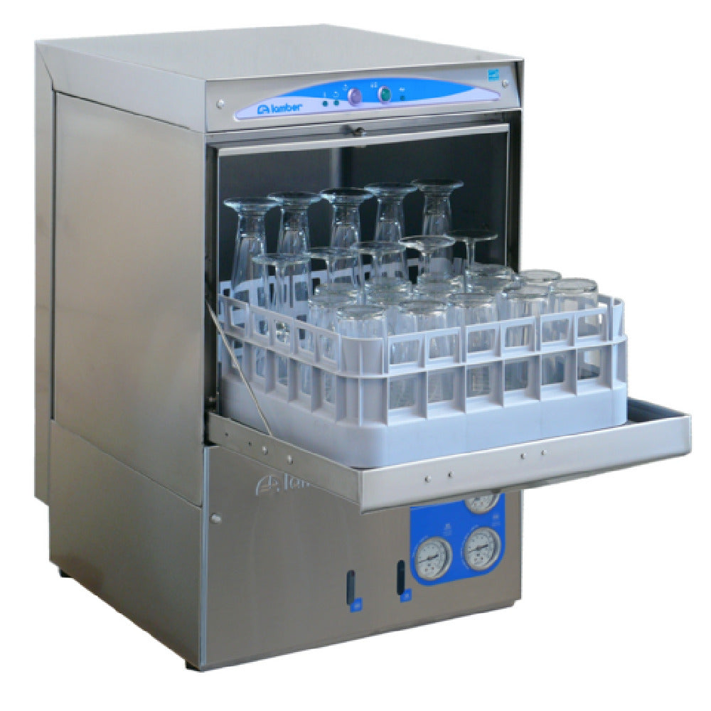 Eurodib USA DSP3DPS - Lamber Glasswasher, 16" X 16" Square Basket, 2 Minute Wash Cycle/30 Baskets Per Hour Capacity
