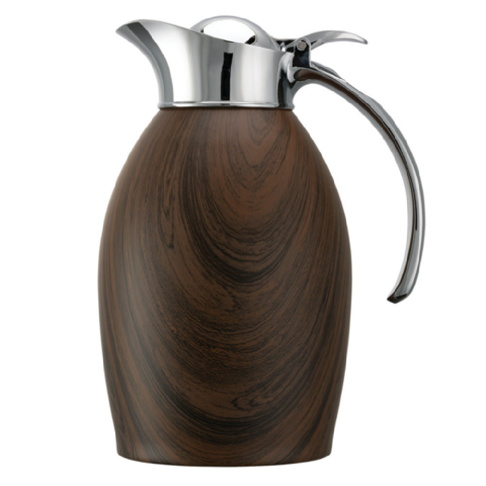 Service Ideas NIC10BSDW Nicollet Series Vacuum Insulated Carafe 1 Liter Stainless Vacuum