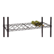 1880 Hospitality FFWS1448BK Focus Foodservice Single Cradle Wire Wine Shelf 48"W X 14"D