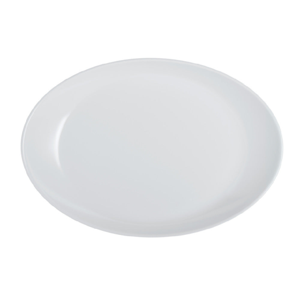 Steelite 7075MM320 Oval Winged Coupe Platter 13.375" X 9.25" X 1.5" Improv