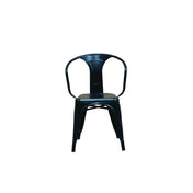 Hubert 38748 - CenPro Outdoor Arm Chair, 400 Lbs. Weight Capacity, 21"W X 17-1/5"D X 28-1/2" H