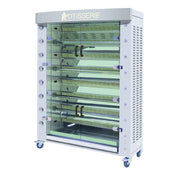 Rotisol FB1400-8G-SS_NAT FlamBoyant Infrared Rotisserie Oven Gas Floor Model