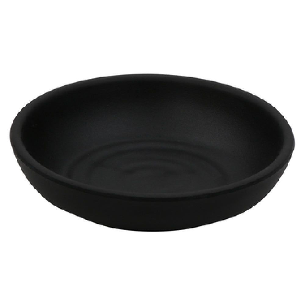 GET Enterprises SD-4500-BK Nara™ Ramekin Sauce Dish/Side Dish 5 Oz. (5.5 Oz. Rim-full) 4-1/2" Dia. X 3/4"H