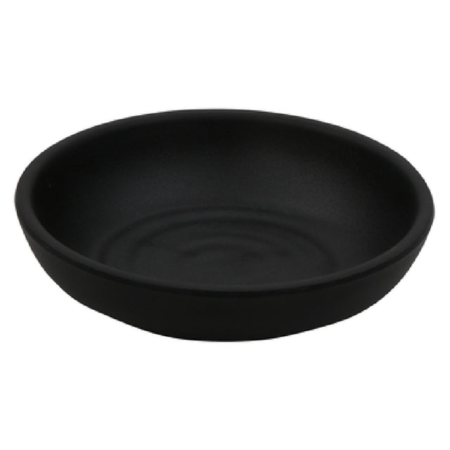 GET Enterprises SD-4500-BK Nara™ Ramekin Sauce Dish/Side Dish 5 Oz. (5.5 Oz. Rim-full) 4-1/2" Dia. X 3/4"H