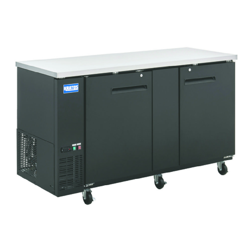 Hubert 127233 - Kratos Back Bar Cooler, 23.4 Cu. Ft., 69-3/25"W X 36-1/4"D X 38-3/4"H