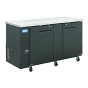 Hubert 127233 - Kratos Back Bar Cooler, 23.4 Cu. Ft., 69-3/25"W X 36-1/4"D X 38-3/4"H