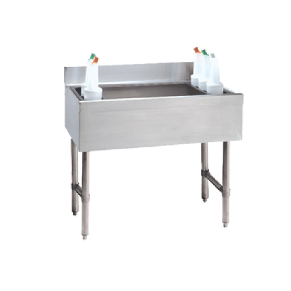 Advance Tabco CRI-12-42-10 Underbar Basics™ Cocktail Unit 12" Deep Chest With 10-circuit Cold Plate