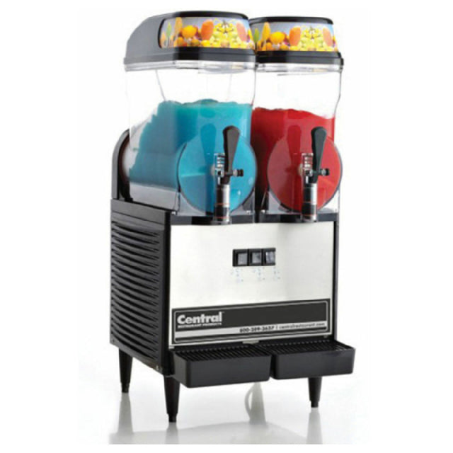 Hubert 69K-021 - Kratos® Frozen Drink Machine, 2 Bowls, Stainless Steel Cooling Cylinder