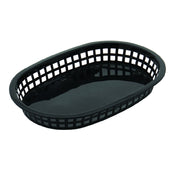 Hubert 25039 - Hubert® Fast Food Basket, 10-3/4"L X 7"W X 1-1/2"H, Oblong