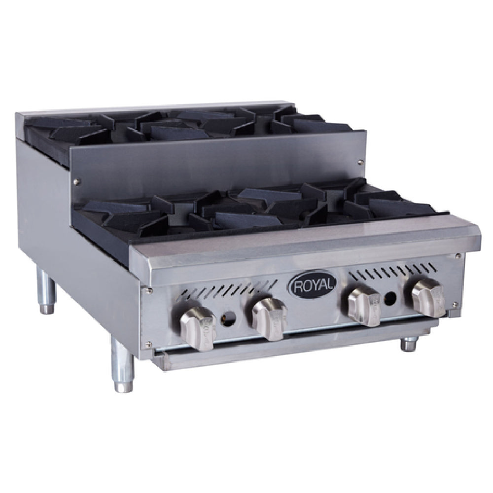 Royal Range Of California RHP-24-4SU_LP Step-up Hotplate Gas Countertop
