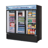 Turbo Air TGM-72RS(B)-N Refrigerated Merchandiser Three-section 67.98 Cu. Ft.